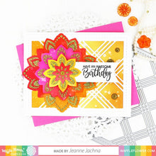 Load image into Gallery viewer, Waffle Flower - Mandala Stencil Combo
