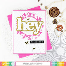 Load image into Gallery viewer, Waffle Flower - Oversized Hey Hi Hello Print Die
