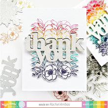Load image into Gallery viewer, Waffle Flower - Oversized Thank You Print Die
