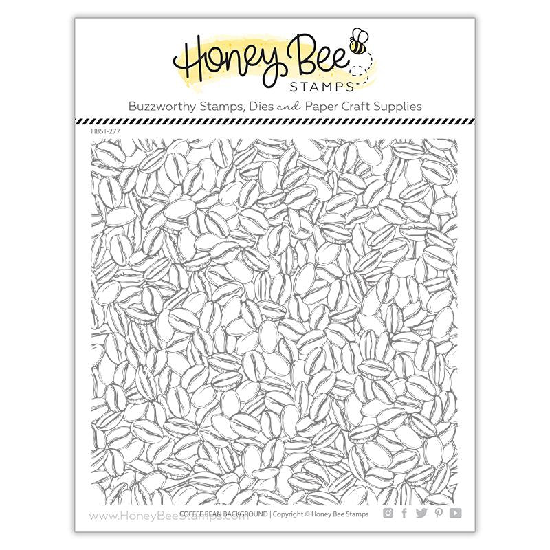 Honey Bee Stamps - Coffee Bean Background Stamp Set