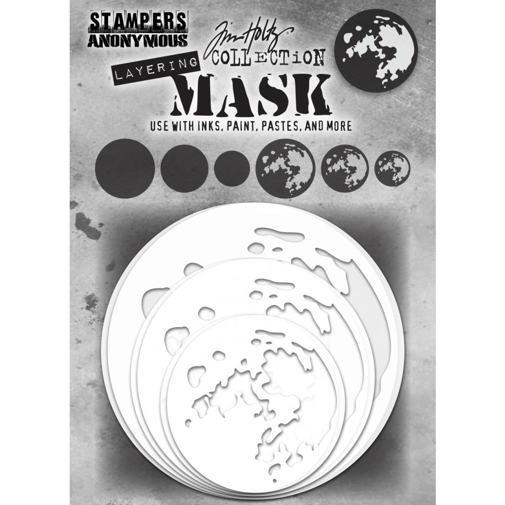 Stampers Anonymous - Tim Holtz - Moon Mask Layering Stencils