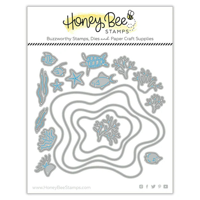 Honey Bee Stamps - Honey Cuts - Ocean Deep Scene Builder
