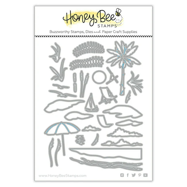 Honey Bee Stamps - Honey Cuts - Shoreline Scene Builder