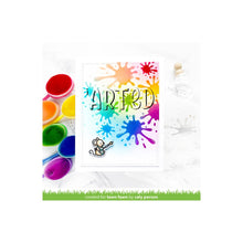 Load image into Gallery viewer, Lawn Fawn - Paint Splatter Background Stencil
