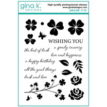 Load image into Gallery viewer, Gina K Designs - Luck and Love - Stamp Set and Die Set Bundle

