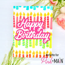 Load image into Gallery viewer, Pink and Main - Birthday Candles Stencils (set of 4)
