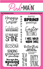 Load image into Gallery viewer, Pink and Main - Spring Sayings Stamp Set

