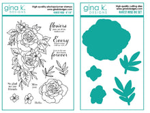 Load image into Gallery viewer, Gina K Designs - Rarest Rose - Stamp Set and Die Set Bundle
