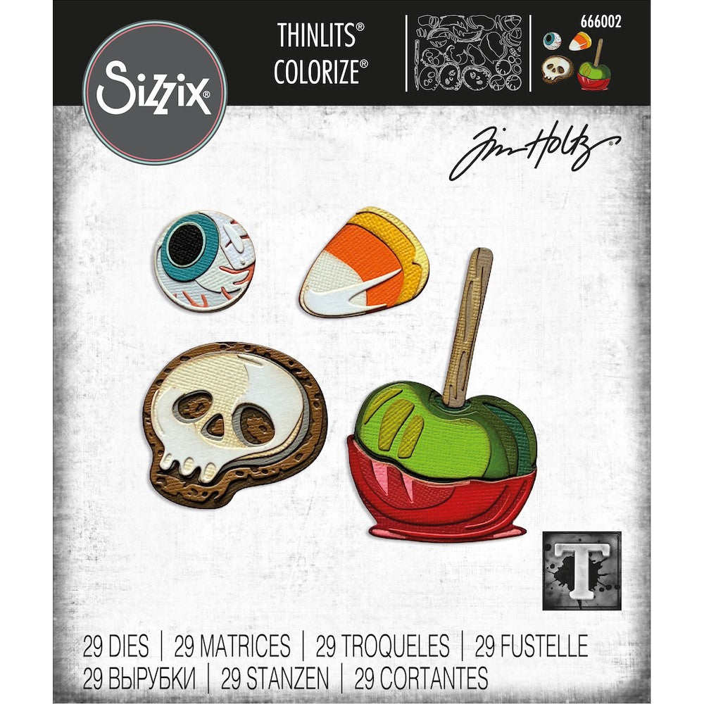 Sizzix - Tim Holtz - Thinlits Die - Trick or Treat Colorize