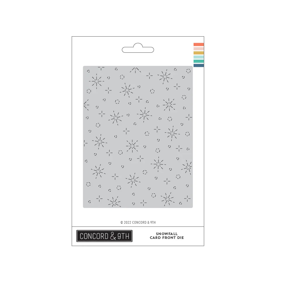 Concord & 9th - Snowfall Card Front Die