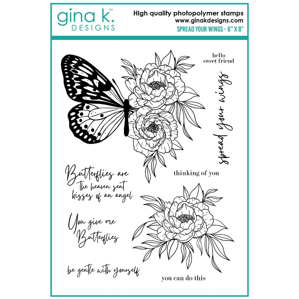 Gina K Designs - Hannah Schroepfer Drapinski - Spread Your Wings Stamp Set