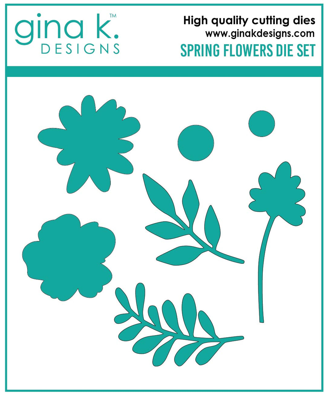 Gina K Designs - Spring Flowers Die Set