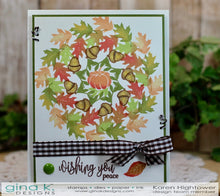 Load image into Gallery viewer, Gina K Designs - Autumn Wreath Builder Stamp Set
