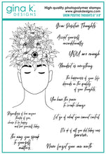 Load image into Gallery viewer, Gina K Designs - Hannah Schroepfer - Grow Positive Thoughts Stamp Set
