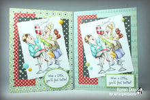 Load image into Gallery viewer, Art Impressions - SC0677 - Wine Divas Stamp Set
