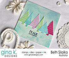 Load image into Gallery viewer, Gina K Designs - Holiday Trees - Stamp Set and Die Set Bundle
