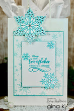 Load image into Gallery viewer, Gina K Designs - Sparkling Snowflakes - Stamp Set and Die Set Bundle
