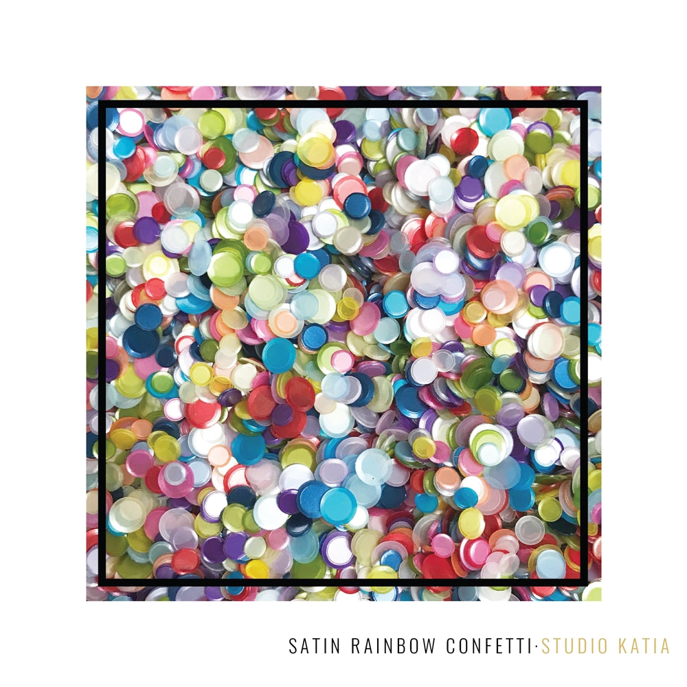 Studio Katia - Confetti - Satin Rainbow Confetti
