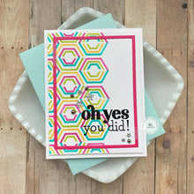 Load image into Gallery viewer, Taylored Expressions - Create-In-Quads - Hexagon Layering Stencils
