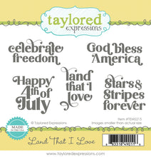 Load image into Gallery viewer, Taylored Expressions - Land That I Love - Stamp Set and Die Set Bundle
