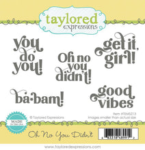 Load image into Gallery viewer, Taylored Expressions - Oh No You Didn&#39;t - Stamp Set and Die Set Bundle
