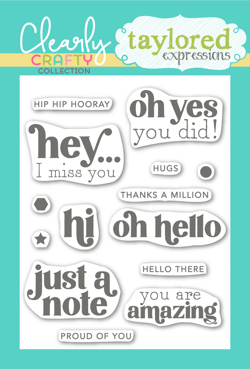 Taylored Expressions - Oh Yes You Did - Stamp Set and Die Set Bundle