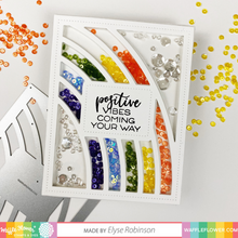 Load image into Gallery viewer, Waffle Flower - Fresh Rainbow Combo - Stamp Set and Die Set Bundle
