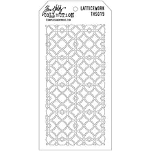 Load image into Gallery viewer, Stampers Anonymous - Tim Holtz - Layering Stencil - Latticework
