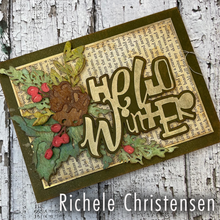 Load image into Gallery viewer, Sizzix - Tim Holtz - Thinlits Dies - Holiday Brushstroke #2
