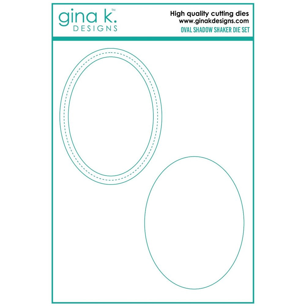 Gina K Designs - Oval Shadow Shaker Dies