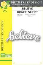 Load image into Gallery viewer, Memory Box - Believe Honey Script
