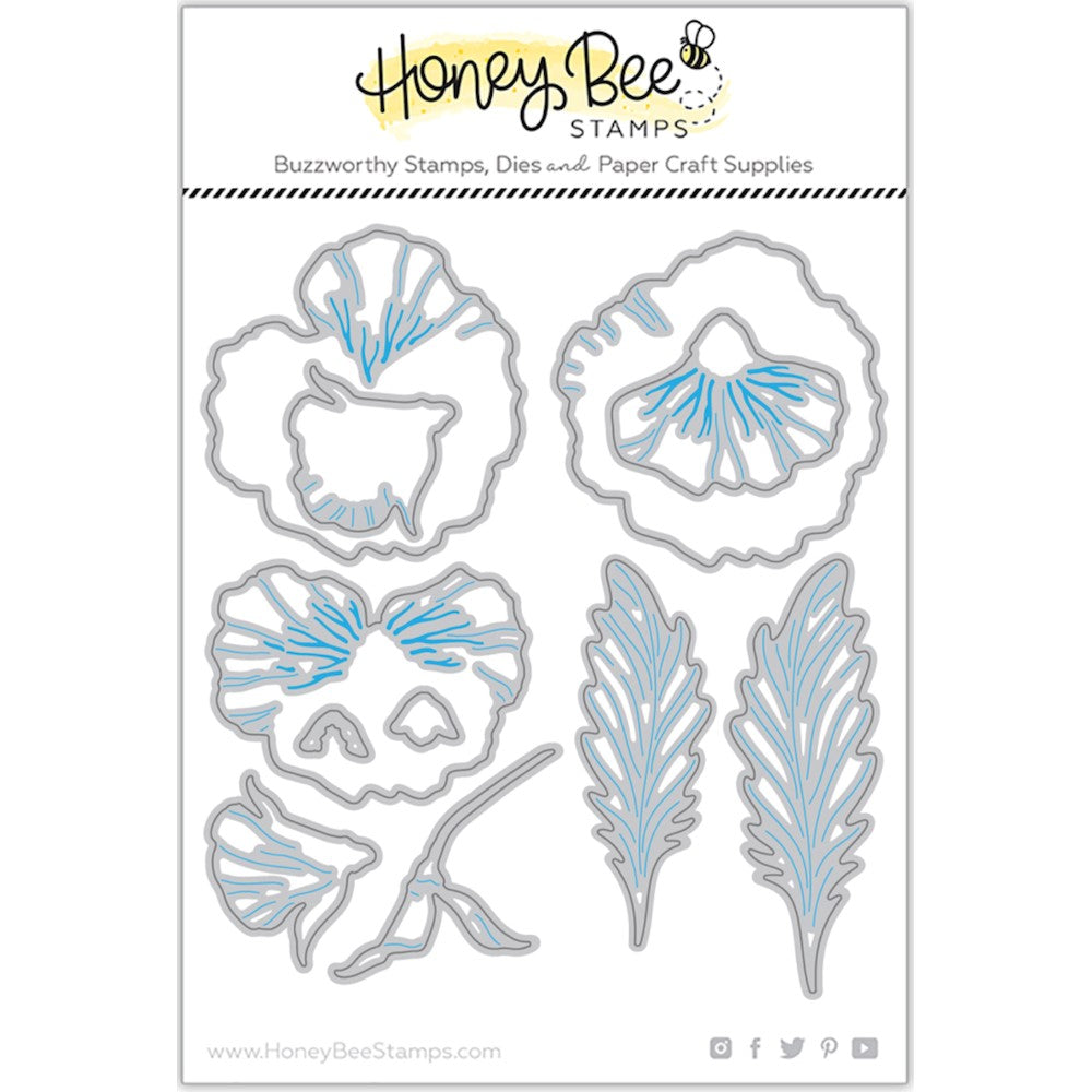 Honey Bee Stamps - Honey Cuts - Lovely Layers: Pansy