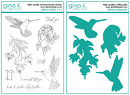 Gina K Designs - Birds of a Feather - Stamp Set and Die Set Bundle