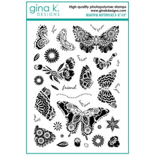 Load image into Gallery viewer, Gina K Designs - Beautiful Butterflies 3 - Stamp Set and Die Set Bundle
