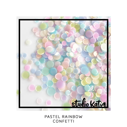 Studio Katia - Confetti - Pastel Rainbow Confetti