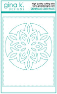 Gina K Designs - Snowflake Circle Cover Plate