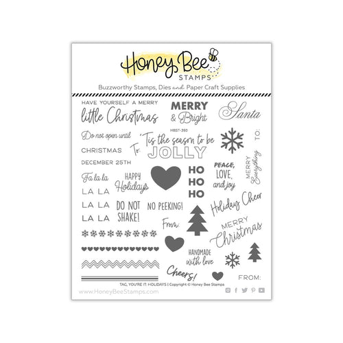 Momenta Die and Stamp Combo Sets - Holiday Saying