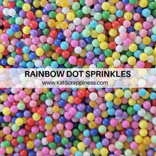 Load image into Gallery viewer, Kat Scrappiness - Rainbow Dot Sprinkles
