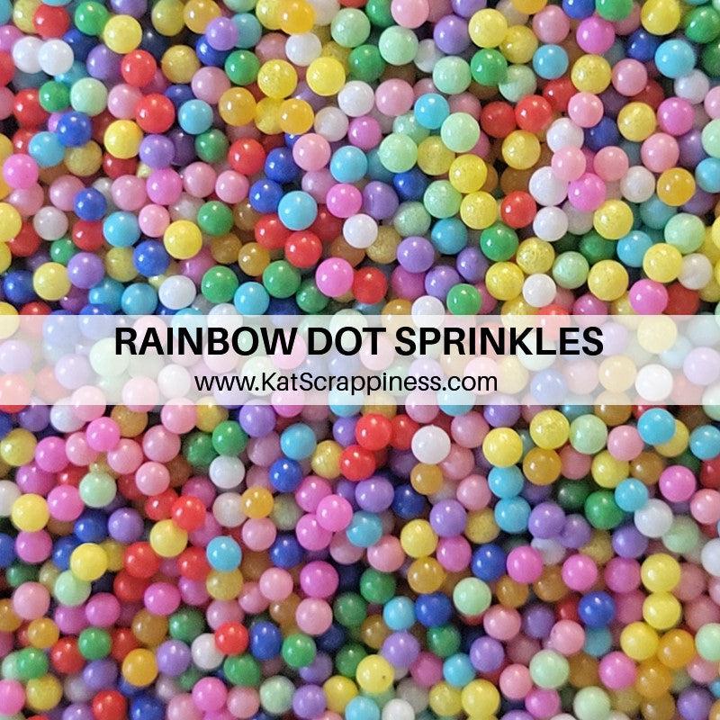 Kat Scrappiness - Rainbow Dot Sprinkles
