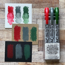 Load image into Gallery viewer, Tim Holtz - Distress Mica Crayon Pearl Holiday Set #1 TSCK78258
