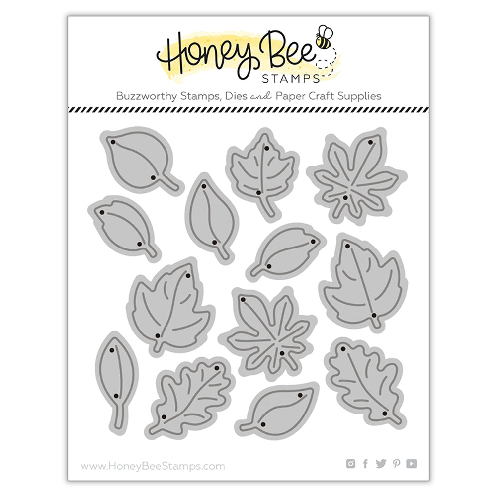 Honey Bee Stamps - Honey Cuts - Itty Bitty Leaves