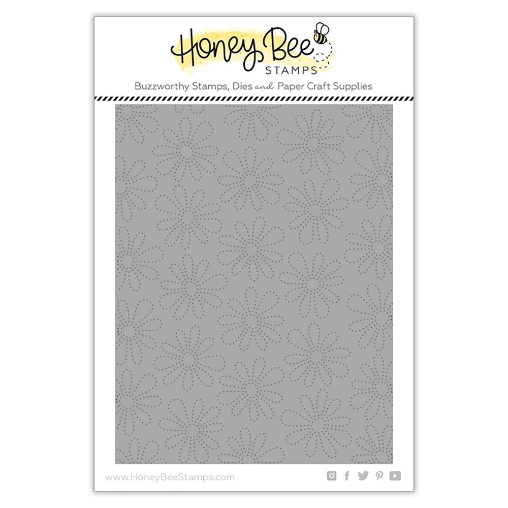Honey Bee Stamps - Honey Cuts - Lazy Daisy Pierced A2 Cover Plate