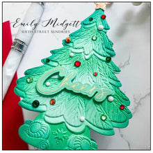 Load image into Gallery viewer, Honey Bee Stamps - Grandma’s Christmas Tree - Embossing Folder, Stencils and Die Set Bundle
