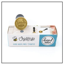 Load image into Gallery viewer, Honey Bee Stamps - Wax Stamper and Melts Bundle - Mail Art
