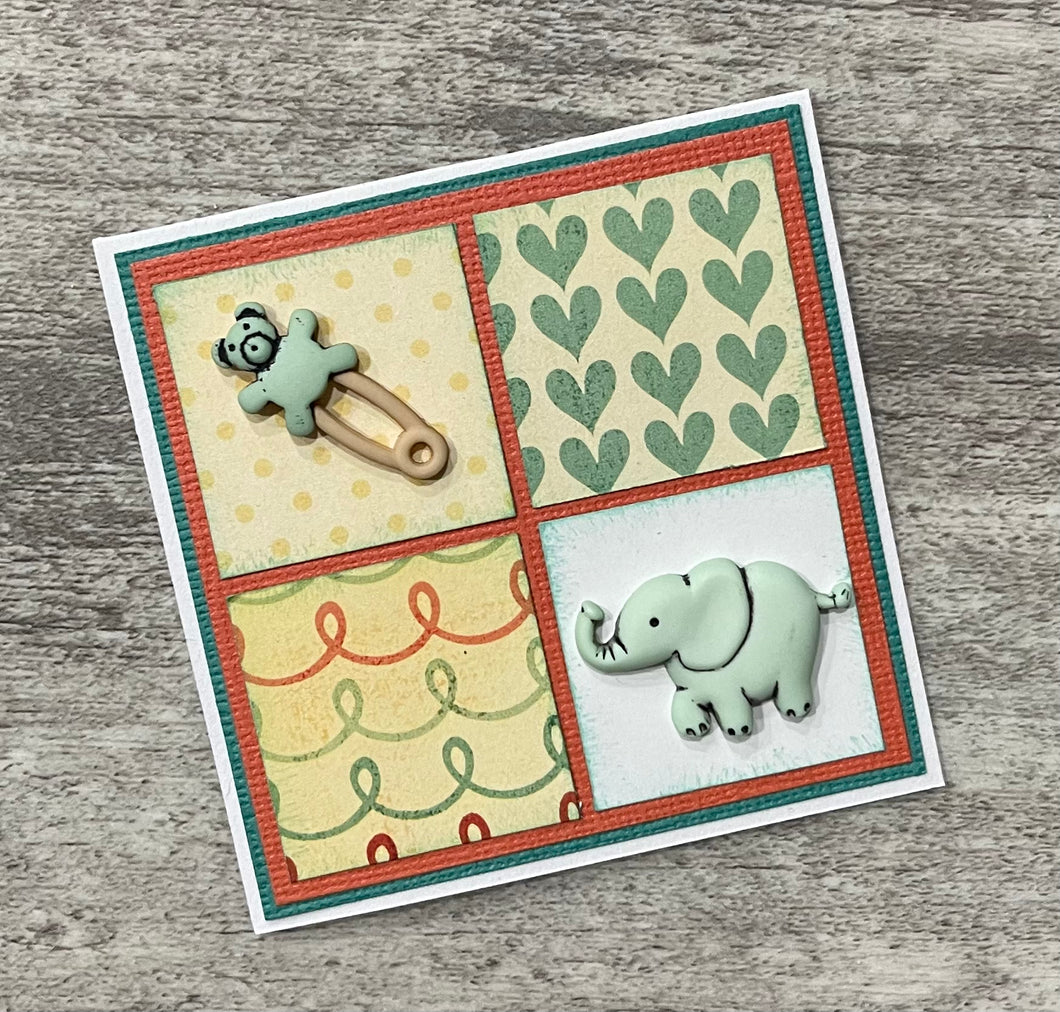 Handmade Mini Card - Baby Card