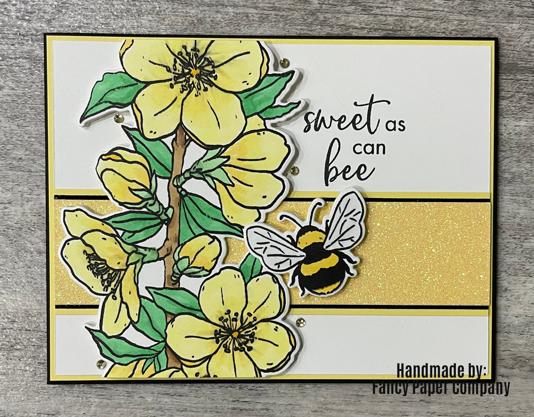 Handmade Card - Sweet As Can Bee Card