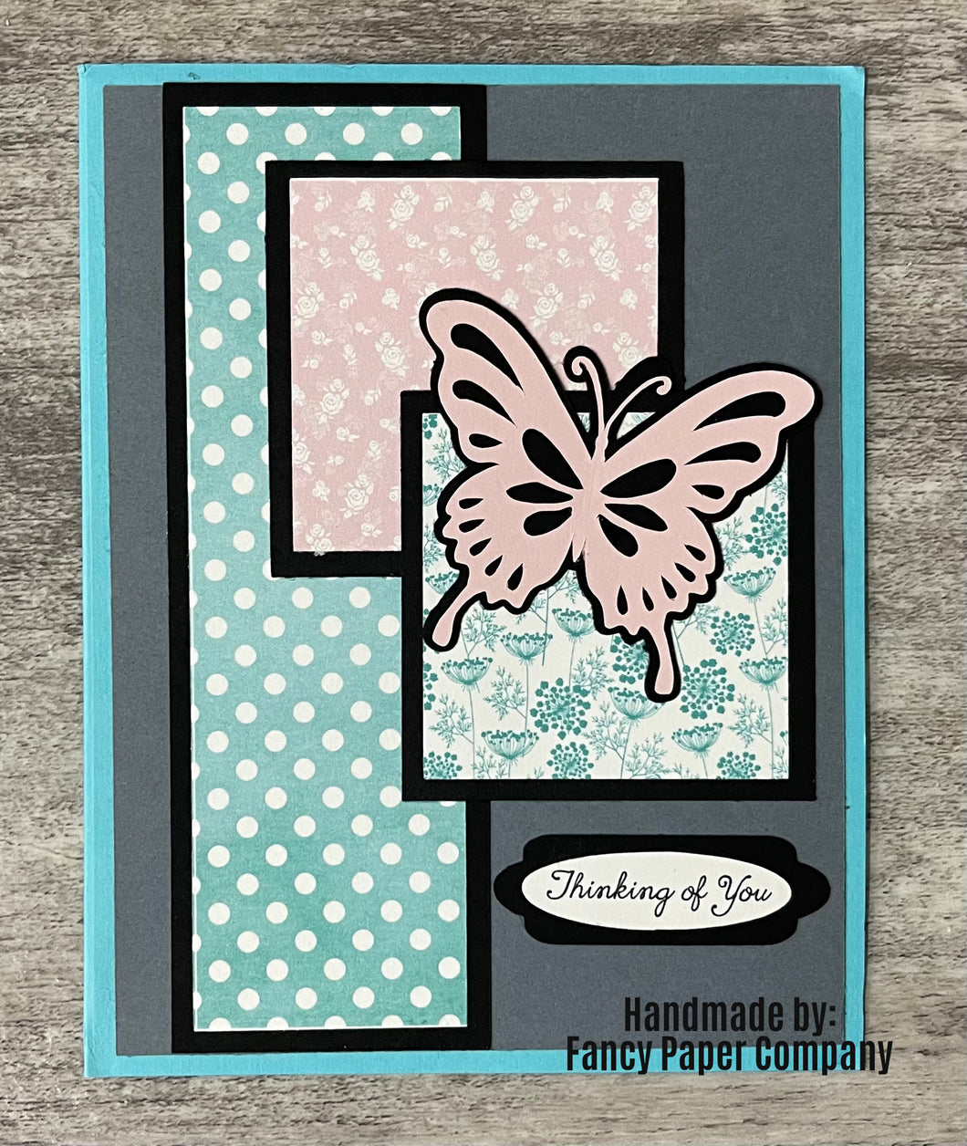 Handmade Card - Thinking of You Butterfly Card