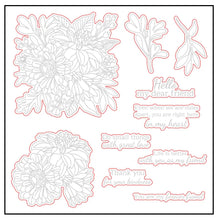 Load image into Gallery viewer, Honey Bee Stamps - Beautiful Blooms - Stamp Set, Die Set and Stencil Set Bundle
