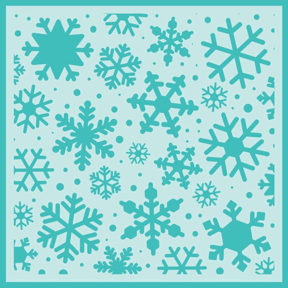 Honey Bee Stamps - Snowfall Stencil