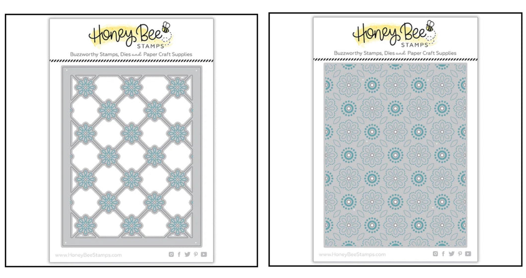 Honey Bee Stamps - Honey Cuts - Delicate Daisy A2 Cover Plate Bundle